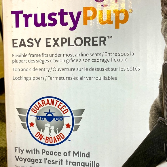 TRUSTY PUP Easy Explorer MEDIUM CARRIER for DOGS & CATS Small Pets NEW!!! - Picture 4 of 10